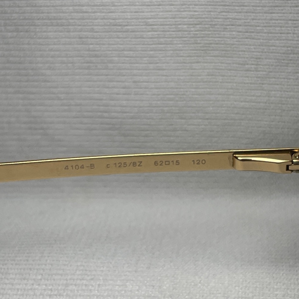 CHANEL 4104-B Gold Sunglasses - Picture 4 of 12